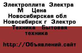Электроплита “Электра 1001М“ › Цена ­ 1 800 - Новосибирская обл., Новосибирск г. Электро-Техника » Бытовая техника   